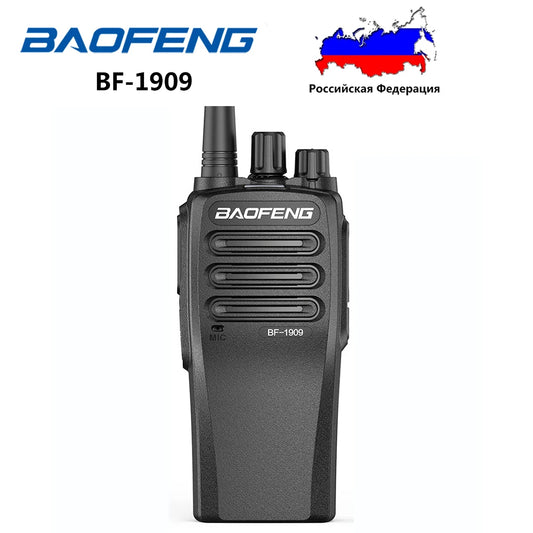 BaoFeng BF-1909 10-Watt 3800mAh UHF 400-470MHz Walkie Talkie, Long Range Portable Two Way